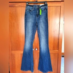 SO Boot-cut / Bell-bottom / Flare Jeans (Size: 1, Color: Med Blue) NWT